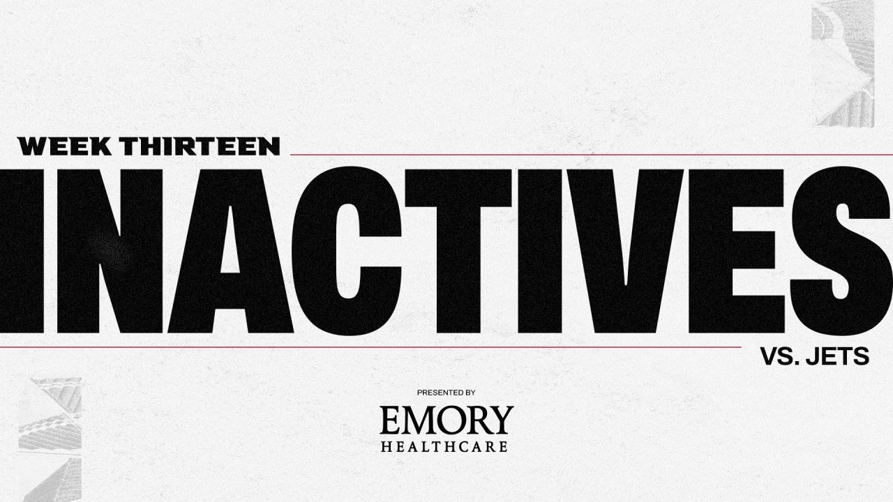 Featured image for Falcons' Inactives and Injuries for Week 13 Clash with Jets