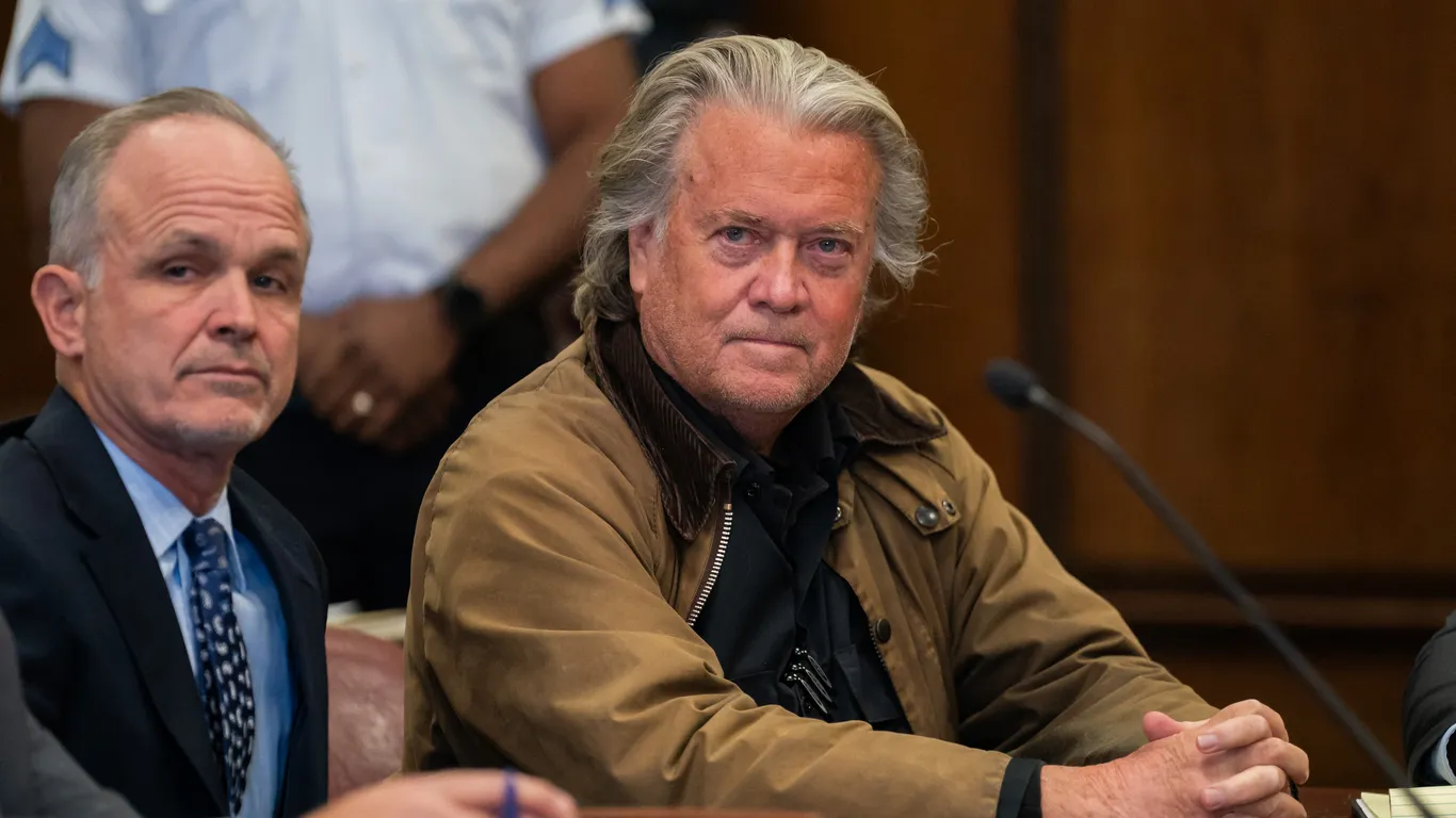 Featured image for Steve Bannon's Border Wall Fraud Trial Delayed to February