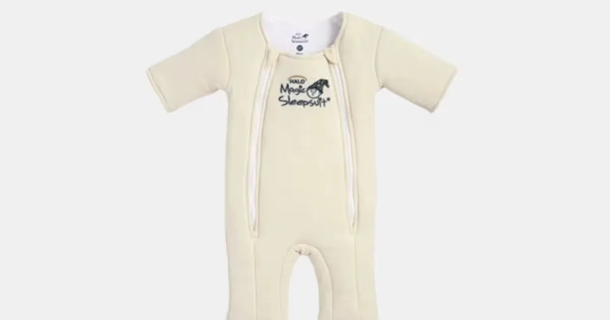 Halo Magic Sleepsuits Recalled Over Zippers Detaching, Raising Choking Hazard
