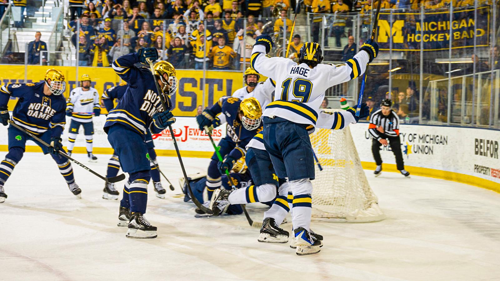 Featured image for Michigan Wolverines Hockey Starts Strong with Wins and Prospects Shine