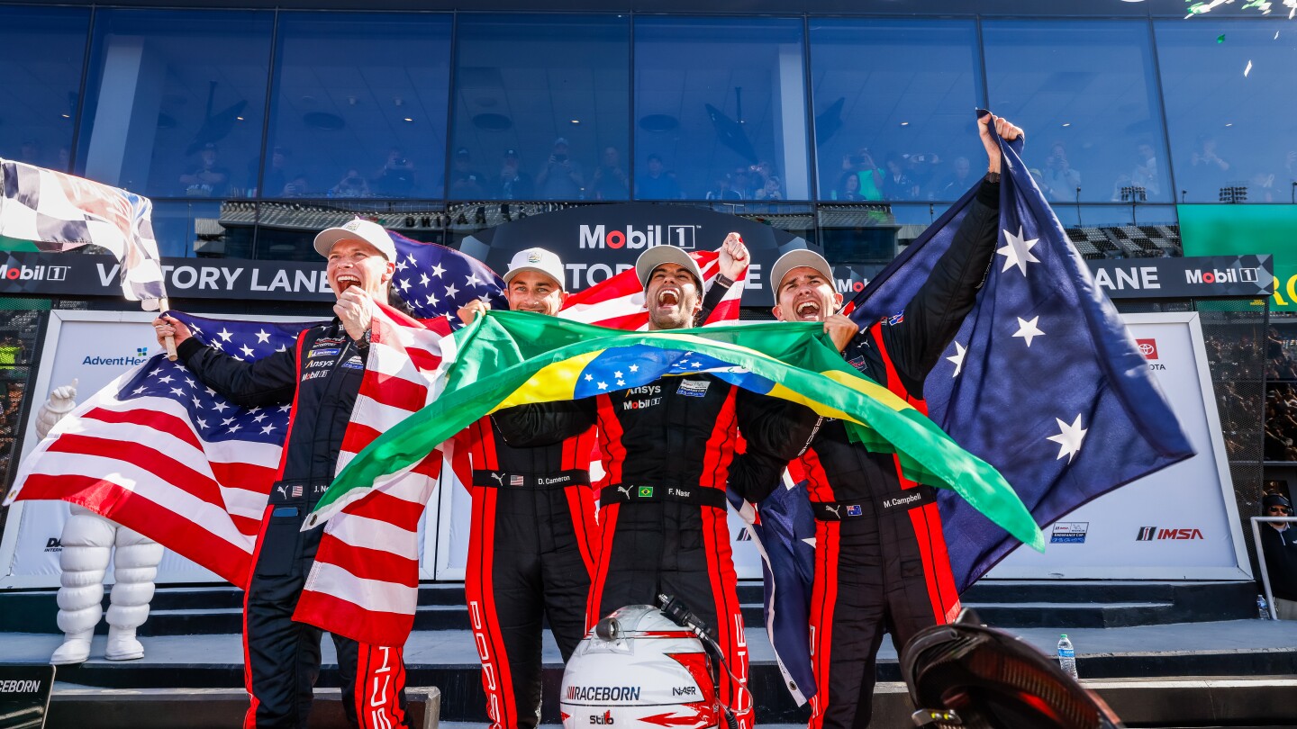 Featured image for "Porsche Ends 55-Year Drought with Daytona IMSA Victory"