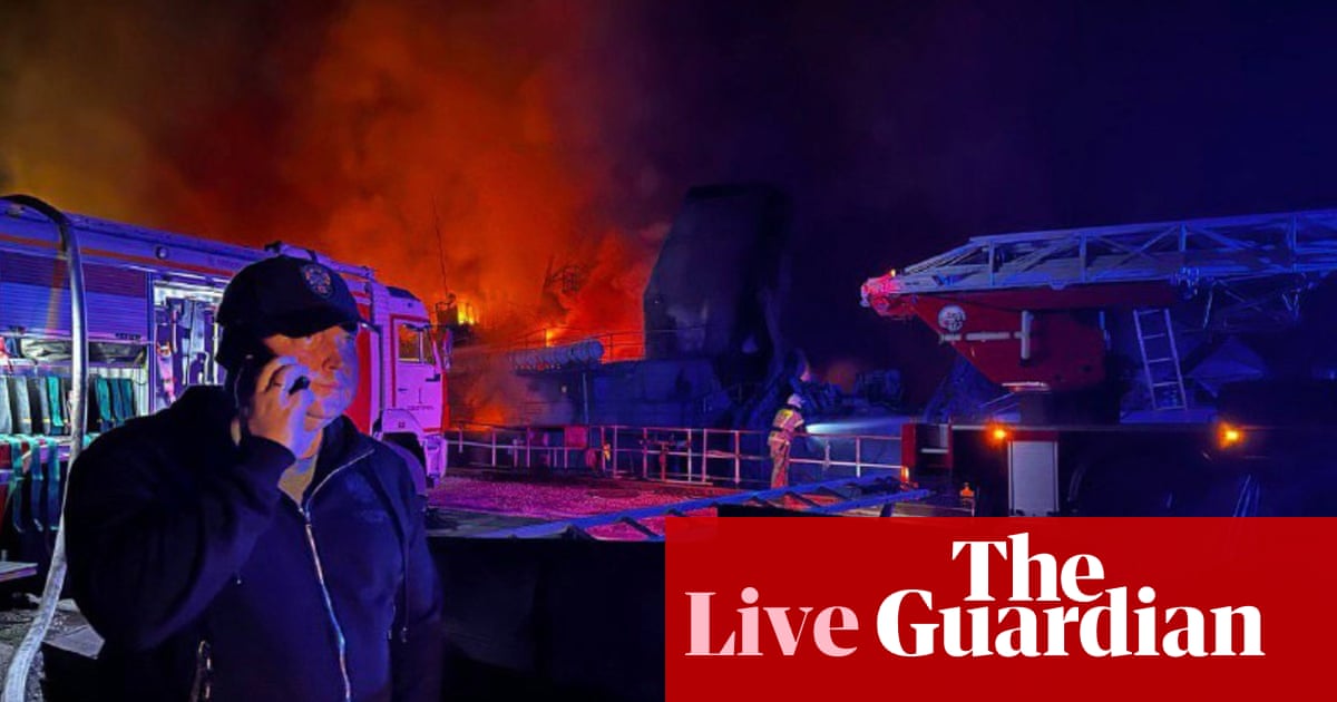 "Fire and Injuries in Sevastopol Shipyard as Ukraine Launches Missile Attack in Russia-Ukraine War"