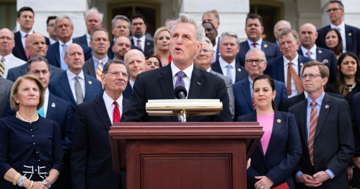 Debt limit bill faces opposition from GOP hard-liners and swing votes.