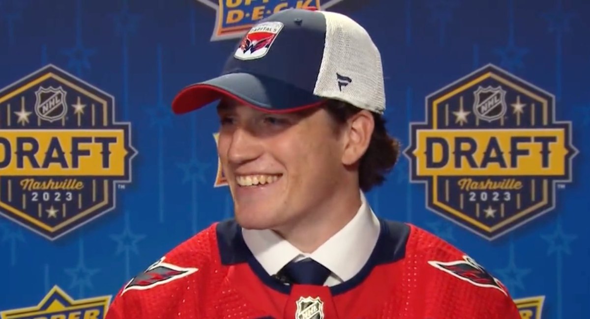 Featured image for "Ryan Leonard: The Capitals' Promising Draft Pick Embracing His Playing Style"