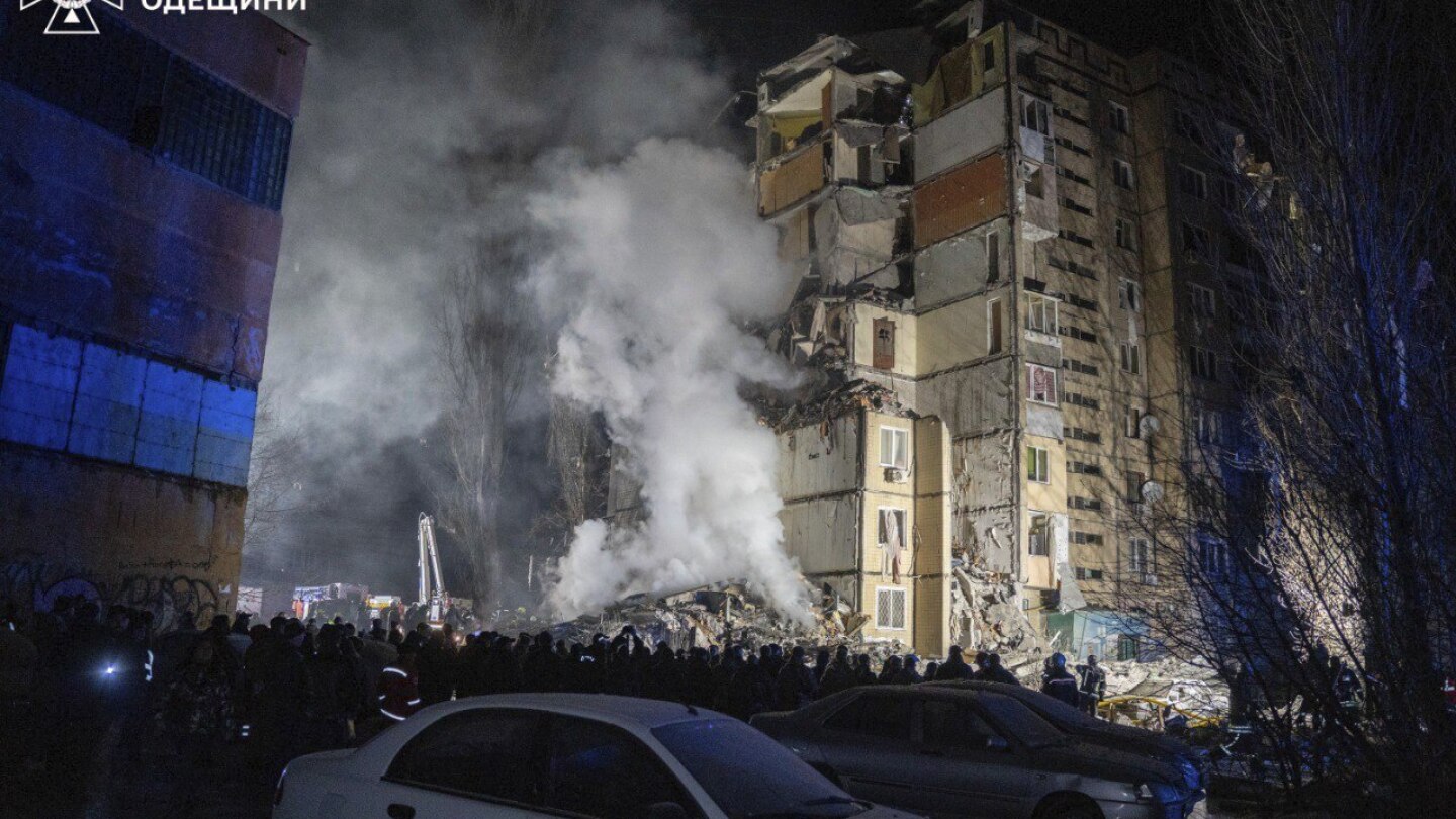 "Deadly Russian Drone Strike Hits Odesa, Ukraine"