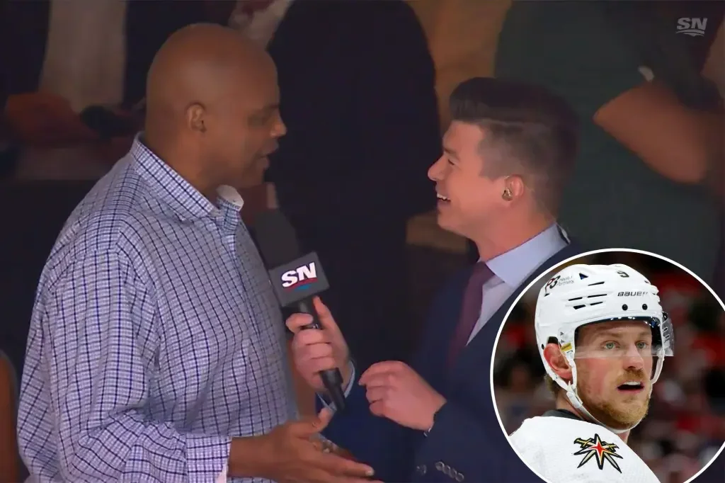 Charles Barkley's Awkward Encounter with NHL Star Jack Eichel.