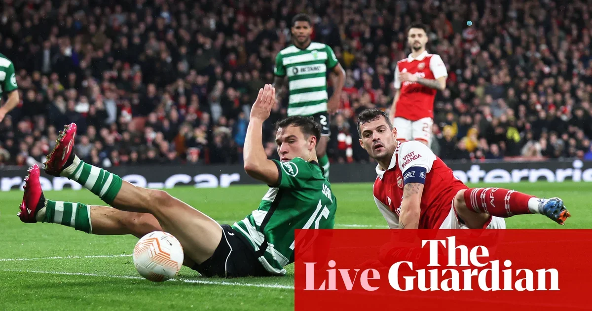 Featured image for Pedro Goncalves stuns Arsenal in Europa League match.