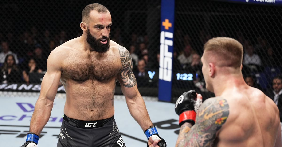 Featured image for "UFC Vegas 85: Dolidze vs. Imavov Fight Night Predictions and Weigh-in Photos"