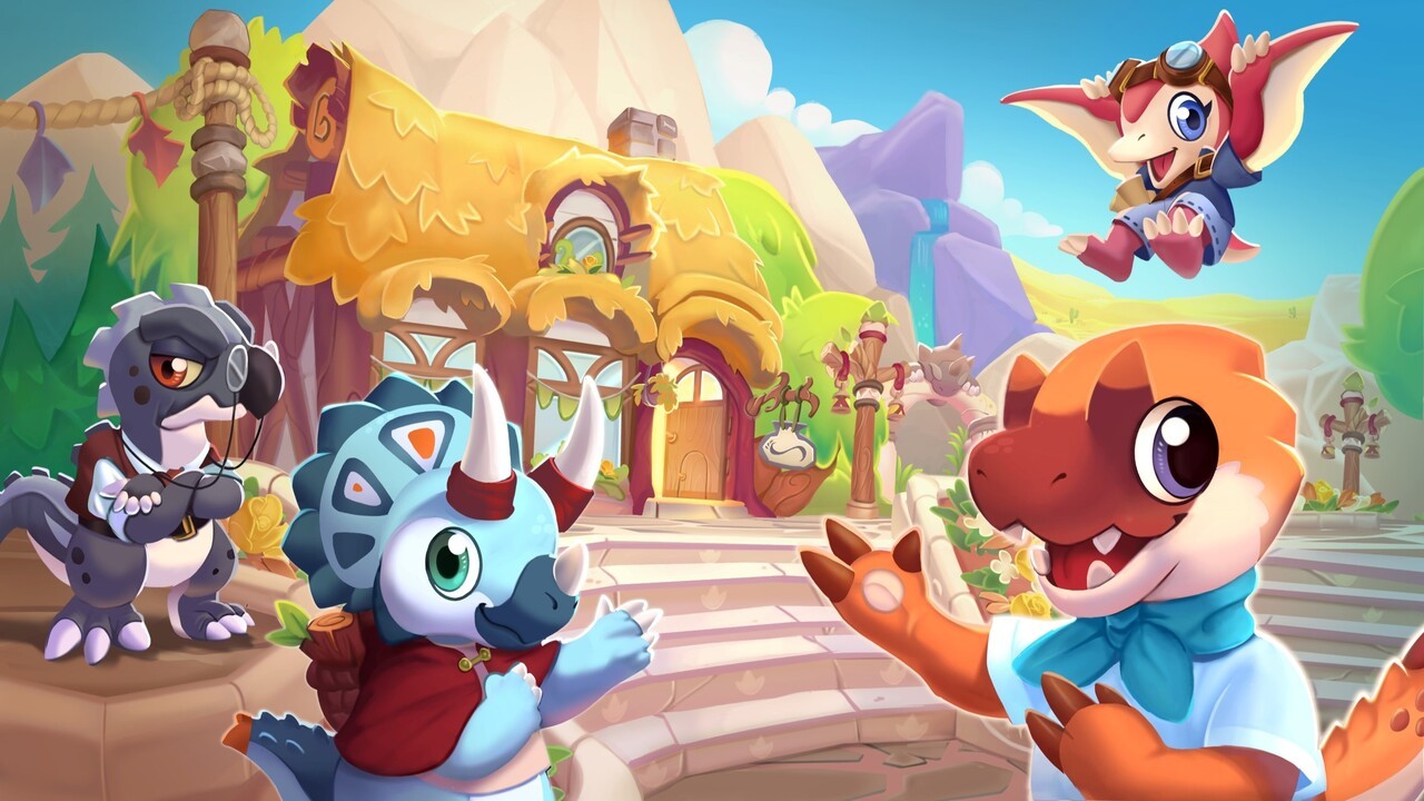 "Amber Isle: A Dinosaur-Filled Shop Management Game for Switch and PC"