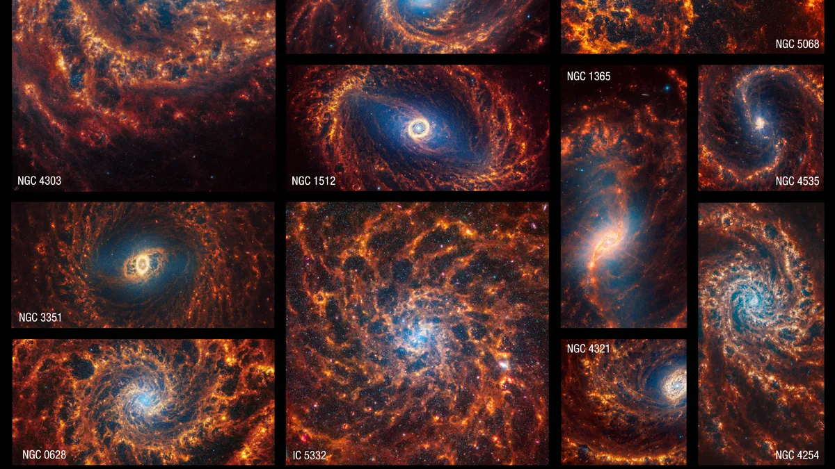 Featured image for "Stunning Webb Telescope Images Capture Swirling Galaxies and Black Holes"