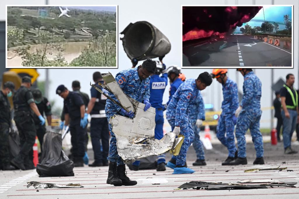 Tragic Jet Crash on Malaysia Highway Claims 10 Lives in Fiery Explosion