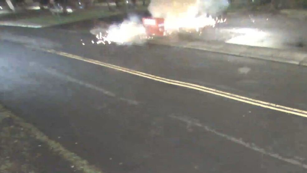 Vancouver Ballot Box Explosion: Police Hunt Suspect in Fiery Attack