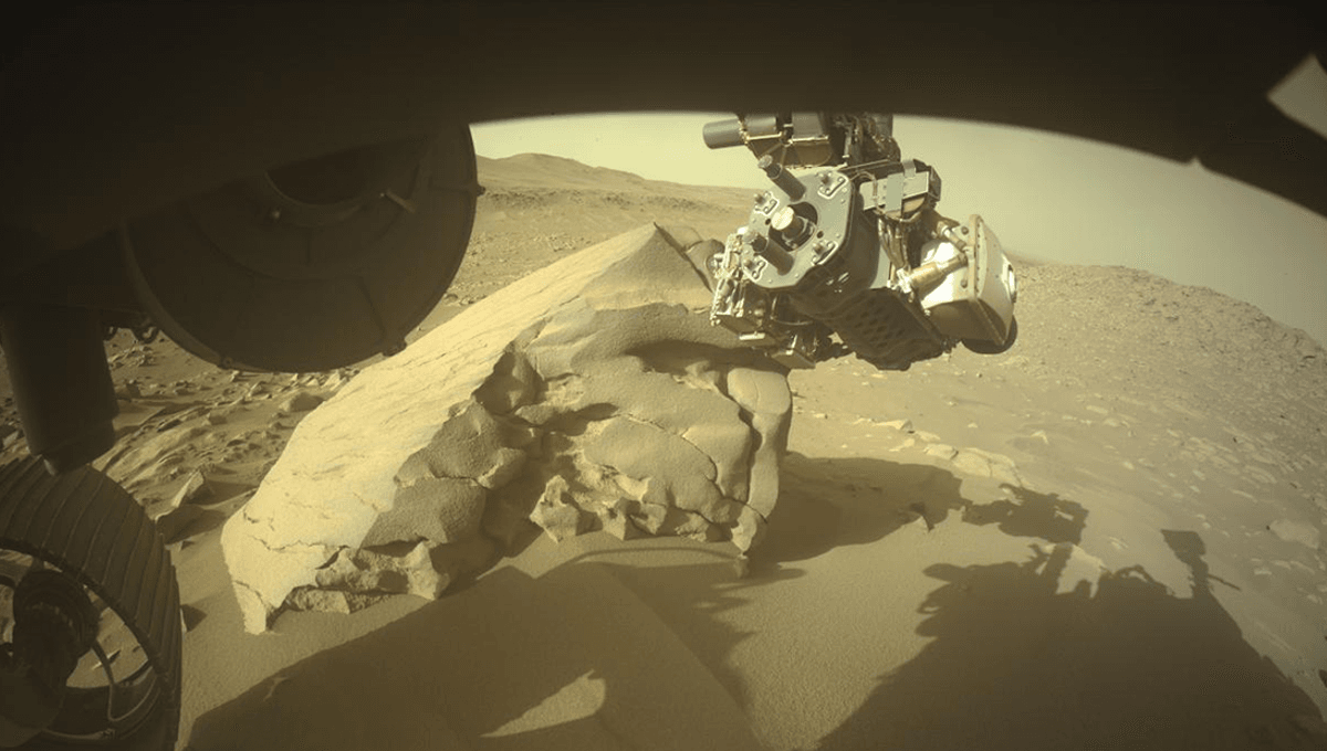 "NASA's Perseverance Rover Investigates Mysterious Mars Rock"