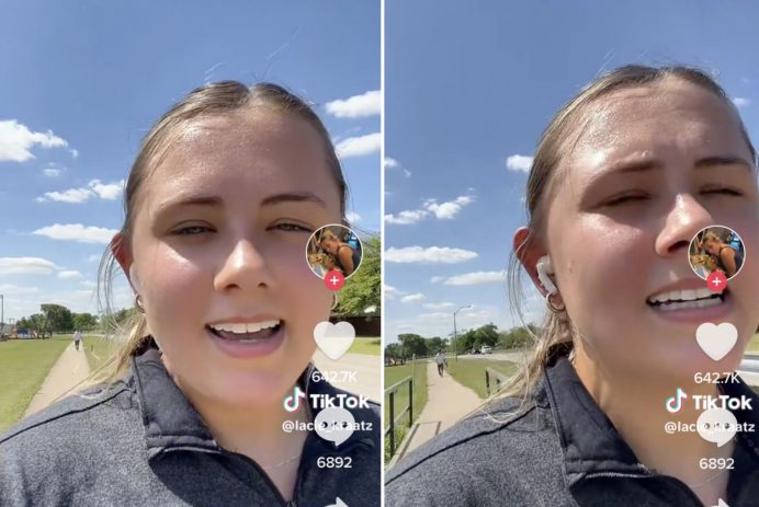 Runner's intuition leads to filming potential stalker.