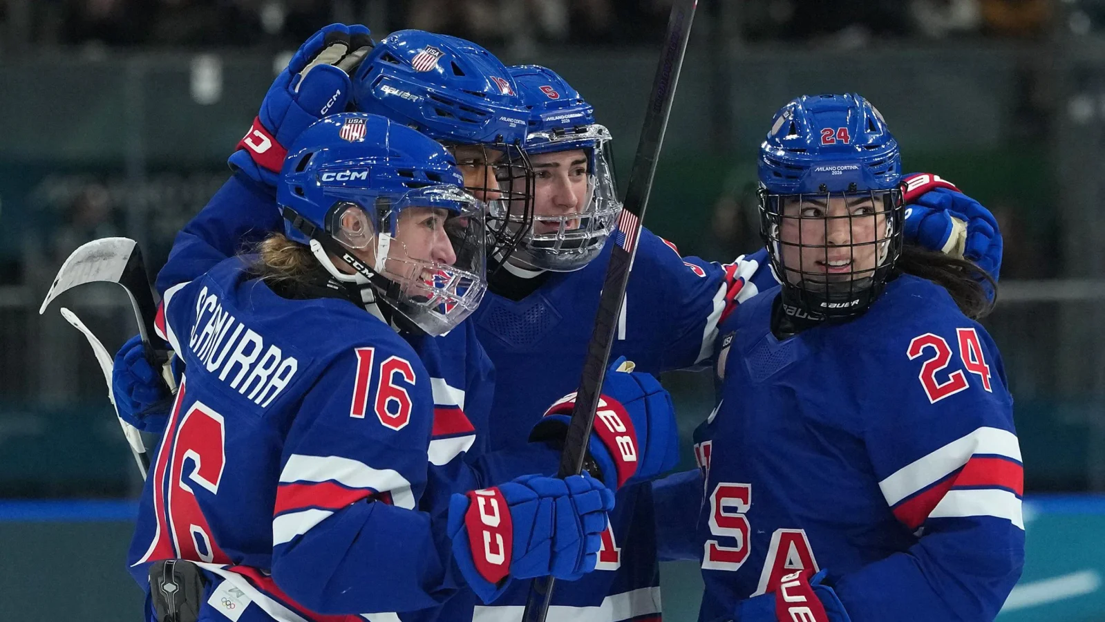 U.S. and Sweden meet as Olympics women's hockey semis begin in Italy