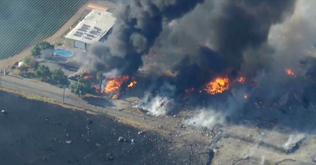 Search Underway for Seven Missing After California Fireworks Warehouse Explosion