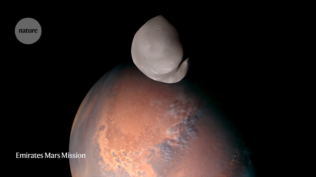 "Stunning Close-Up Photos of Mars's Little-Known Moon Deimos Revealed"