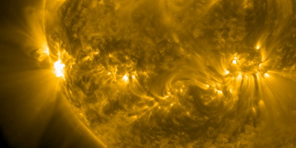 "NASA captures stunning image of powerful solar flare from the Sun"