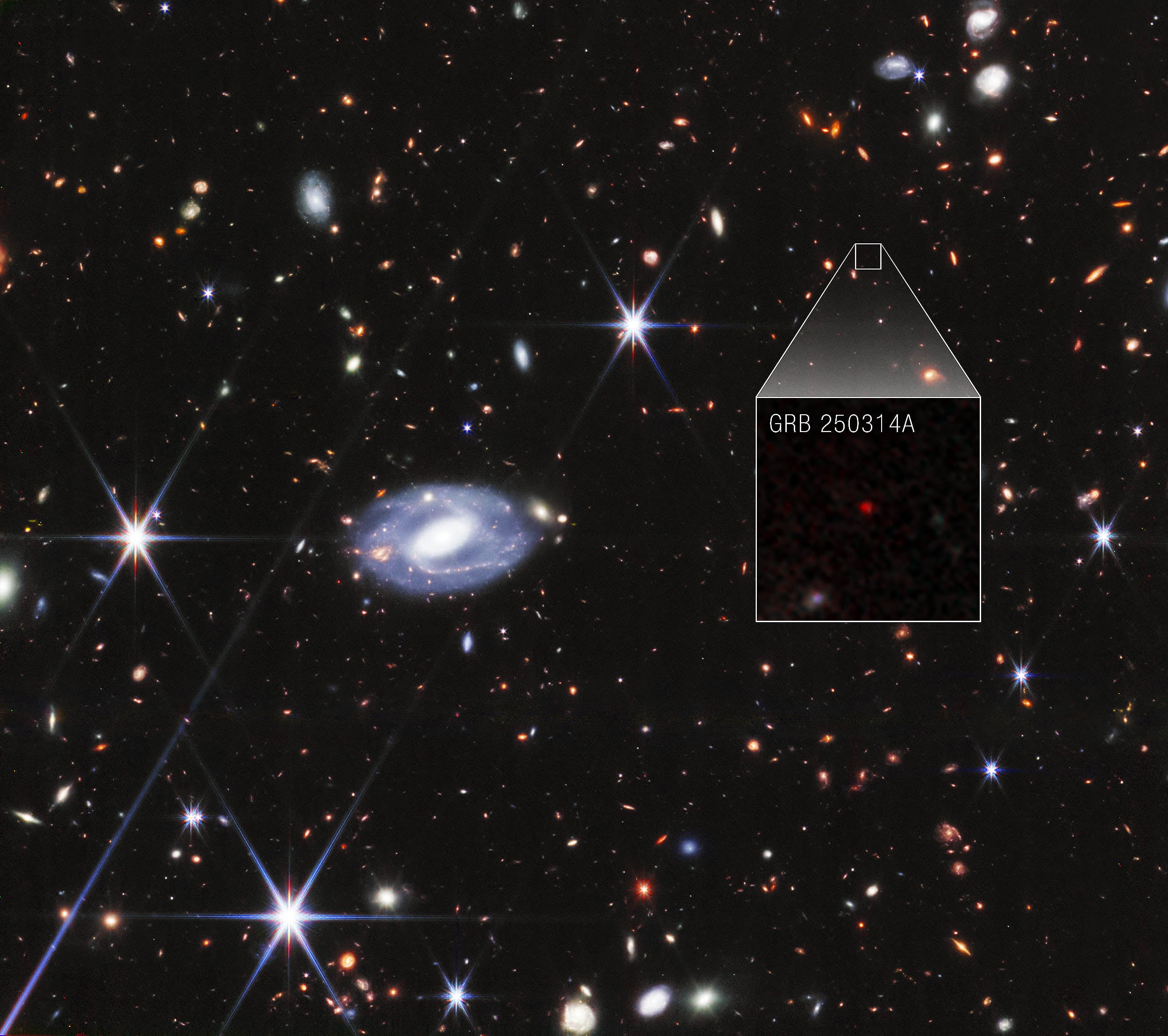 Featured image for James Webb Telescope Captures Earliest Supernova in the Universe