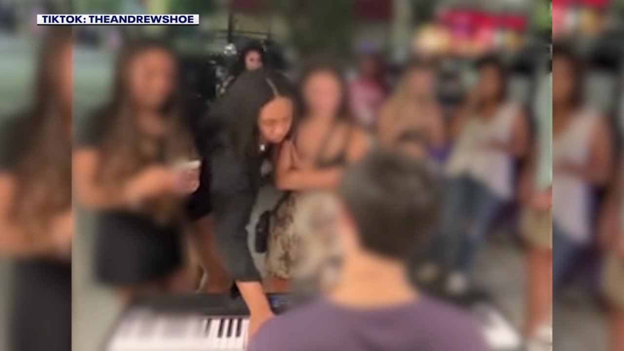 Viral Video: Woman Smashes Street Performer's Piano and Steals Tips
