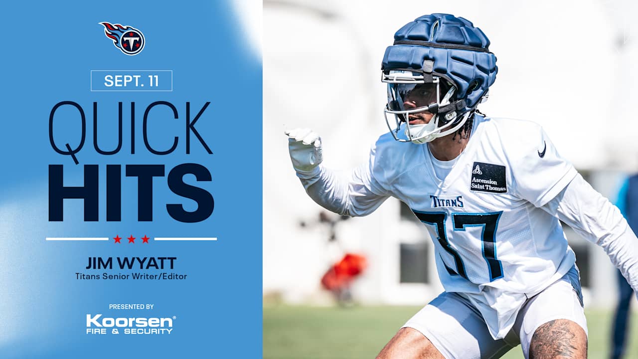 Featured image for Titans' Latham Out for Sunday's Game Against Rams