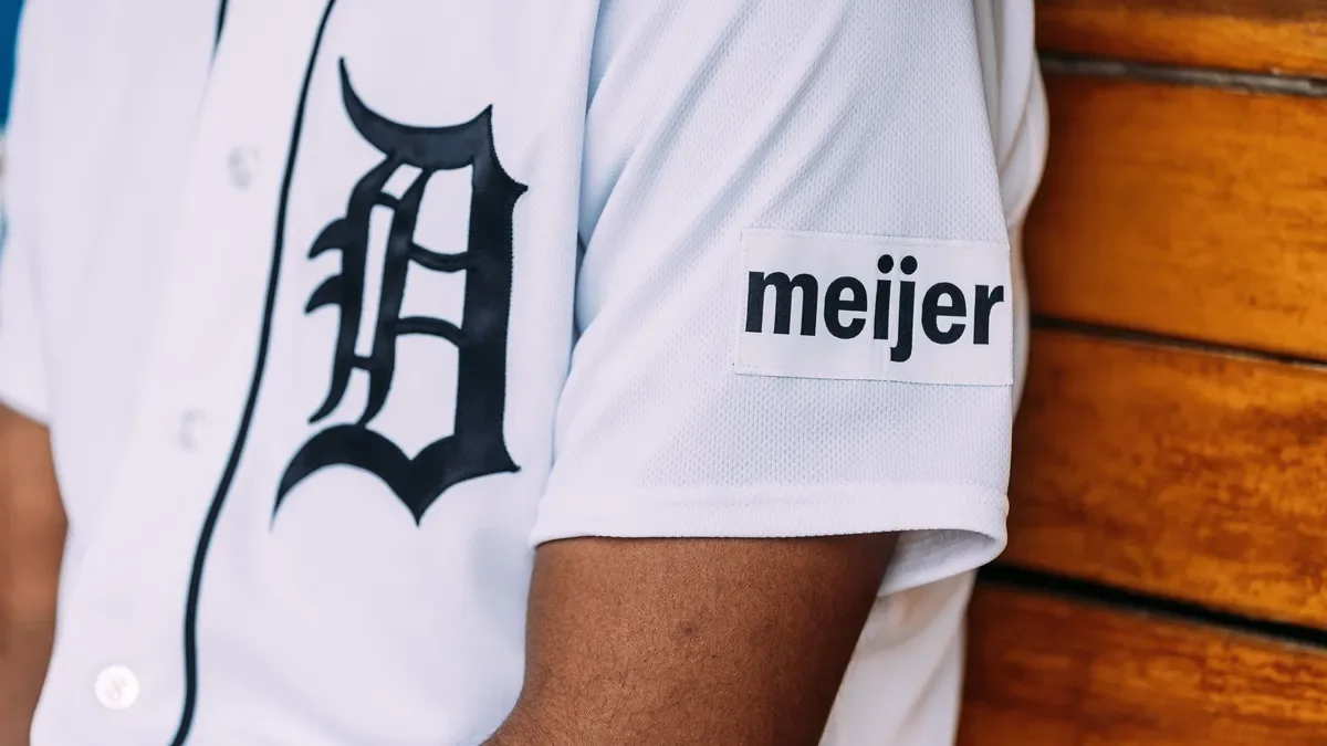 Meijer becomes jersey patch sponsor for Detroit Tigers.