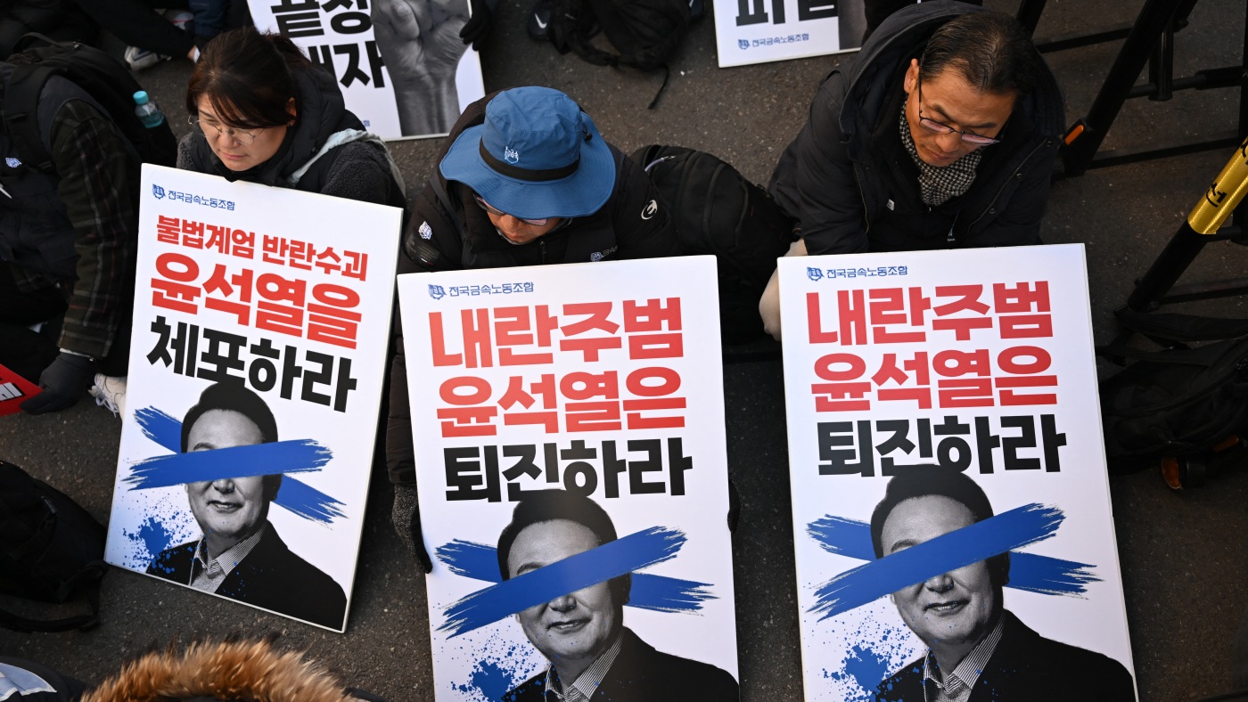 South Korea's President Faces Impeachment Amid Martial Law Controversy