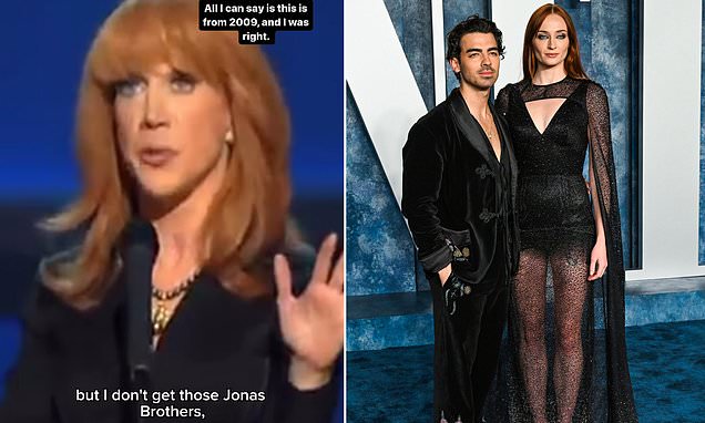 Featured image for Kathy Griffin Stands by Sophie Turner, Criticizes Joe Jonas in Divorce Drama