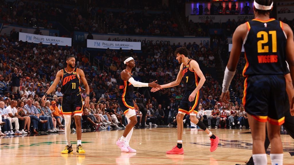 Featured image for "Thunder Secure No. 1 Seed in West as NBA Playoff Picture Takes Shape"