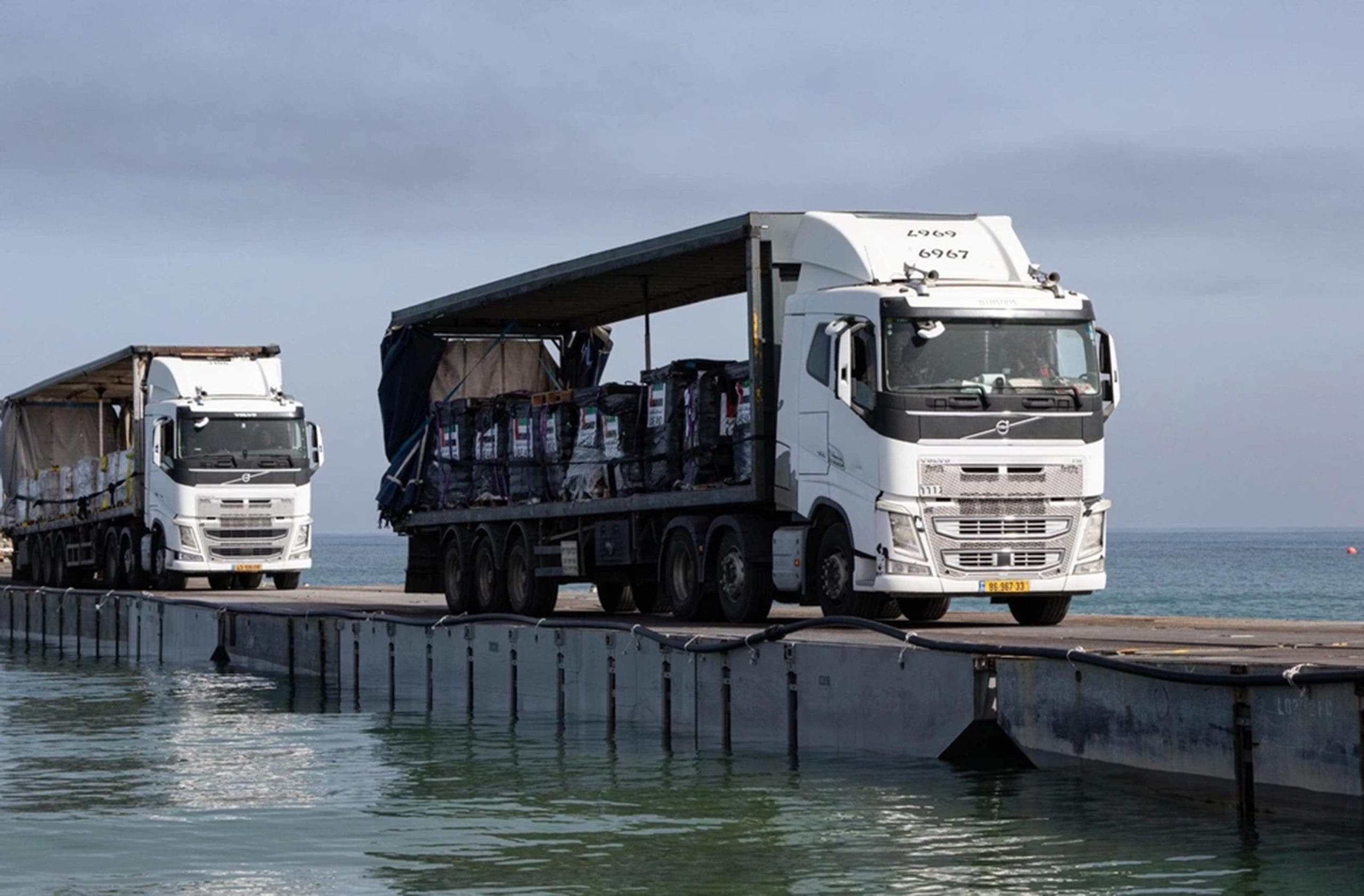 US Aid to Gaza Faces Delays as Floating Pier Suffers Weather Damage