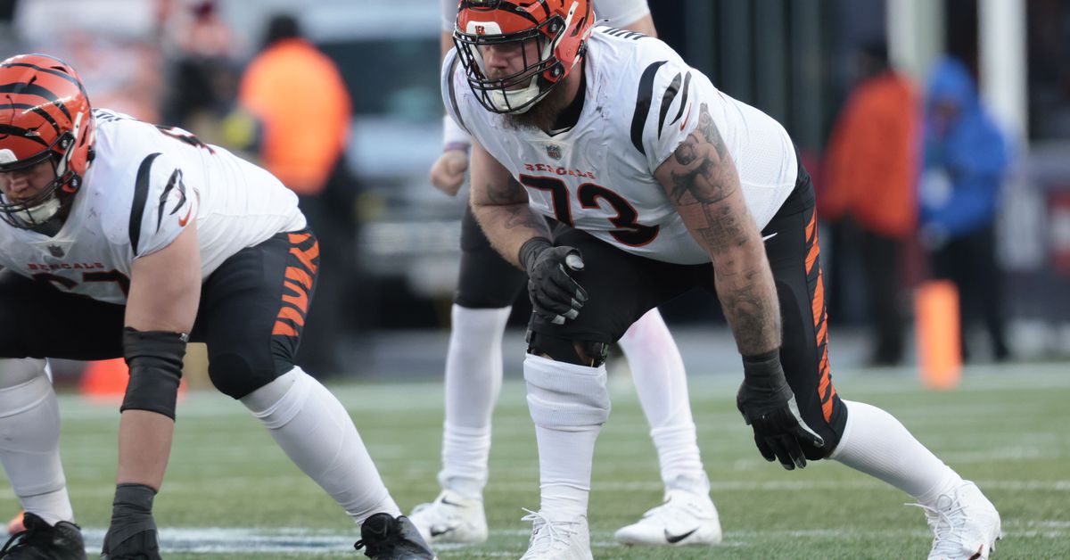 Featured image for Bengals' Jonah Williams trade request sparks speculation and reactions.