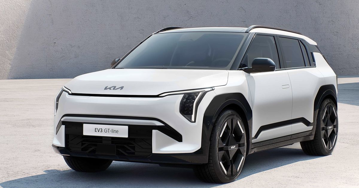 Featured image for Kia Unveils $30K EV3 SUV with 300-Mile Range and AI Assistant
