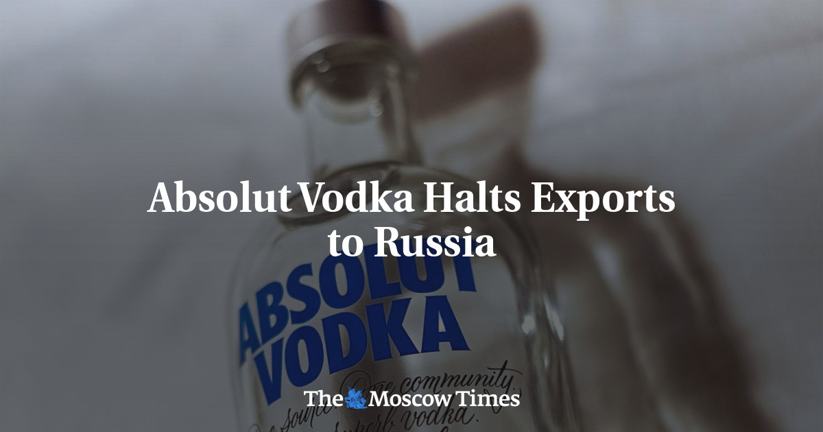 Featured image for Absolut Vodka ceases exports to Russia amidst controversy.