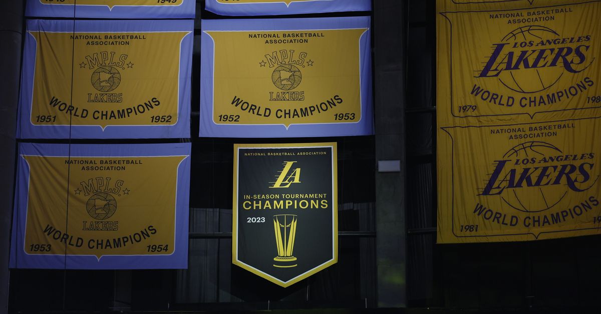 Featured image for "Pressure, Ceremony, and Spoiled Celebrations: Lakers' In-Season Tournament Banner Unveiled"