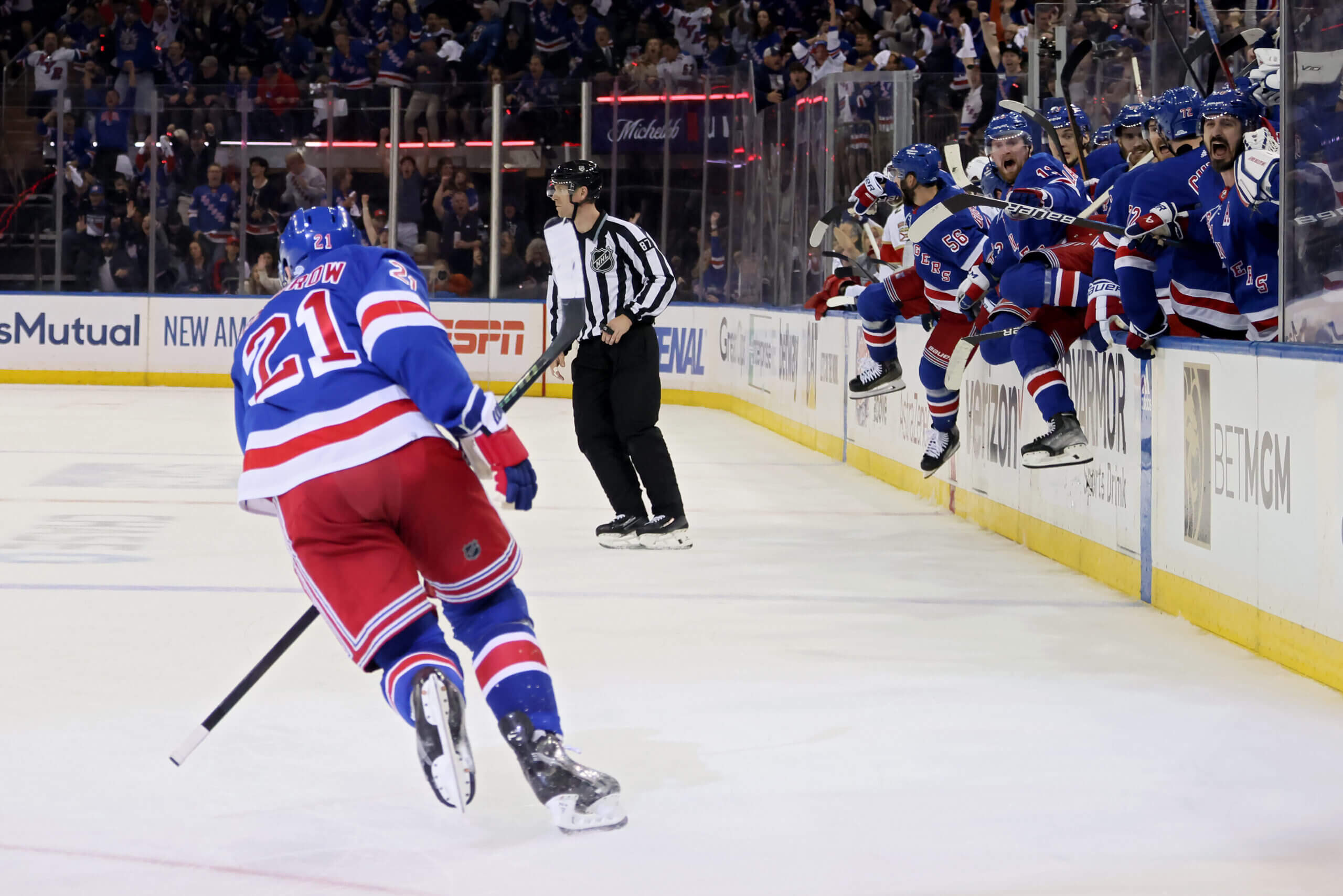 Featured image for Barclay Goodrow's OT Heroics Propel Rangers to Game 2 Victory