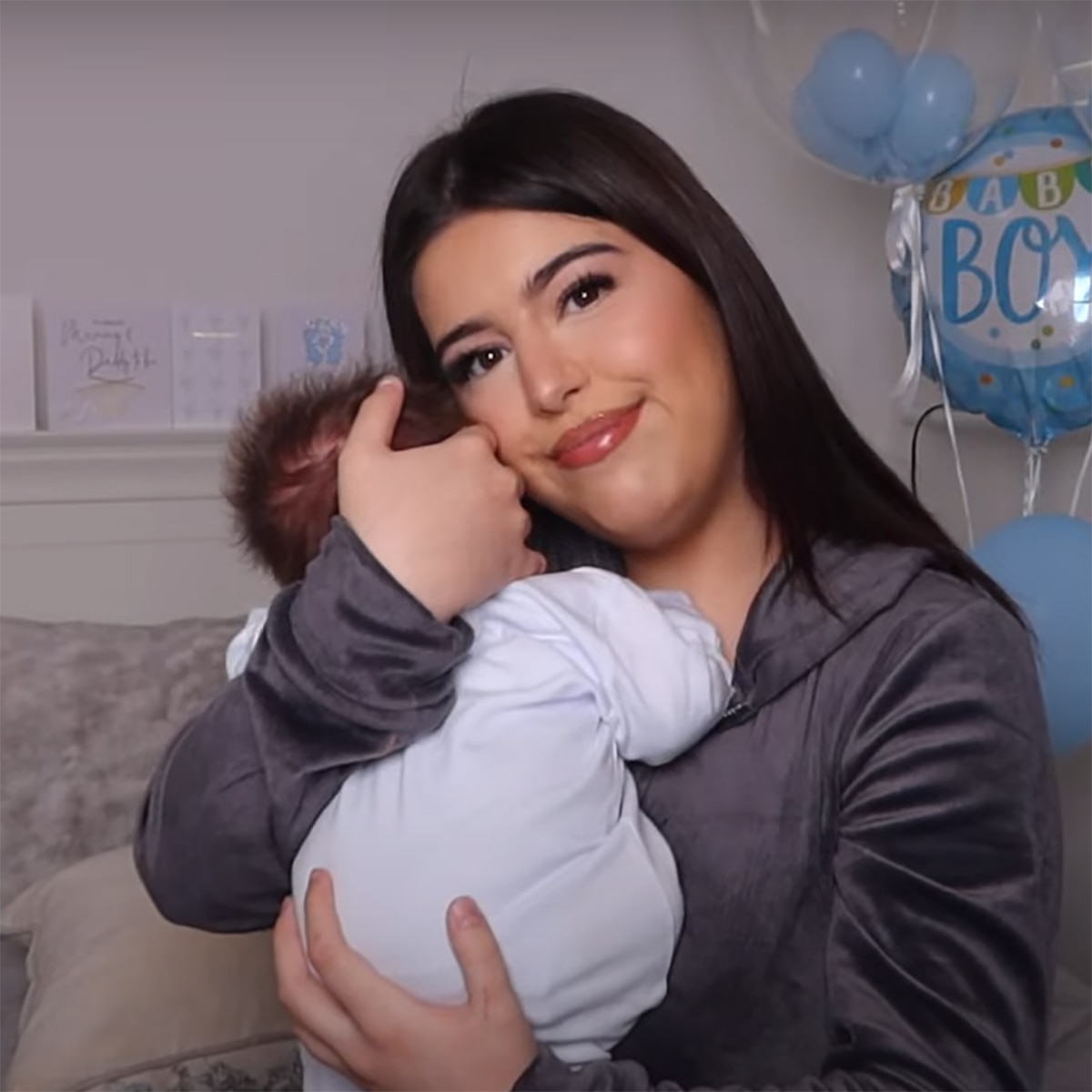 Sophia Grace Shares Sweet Video Cuddling Her Newborn Son