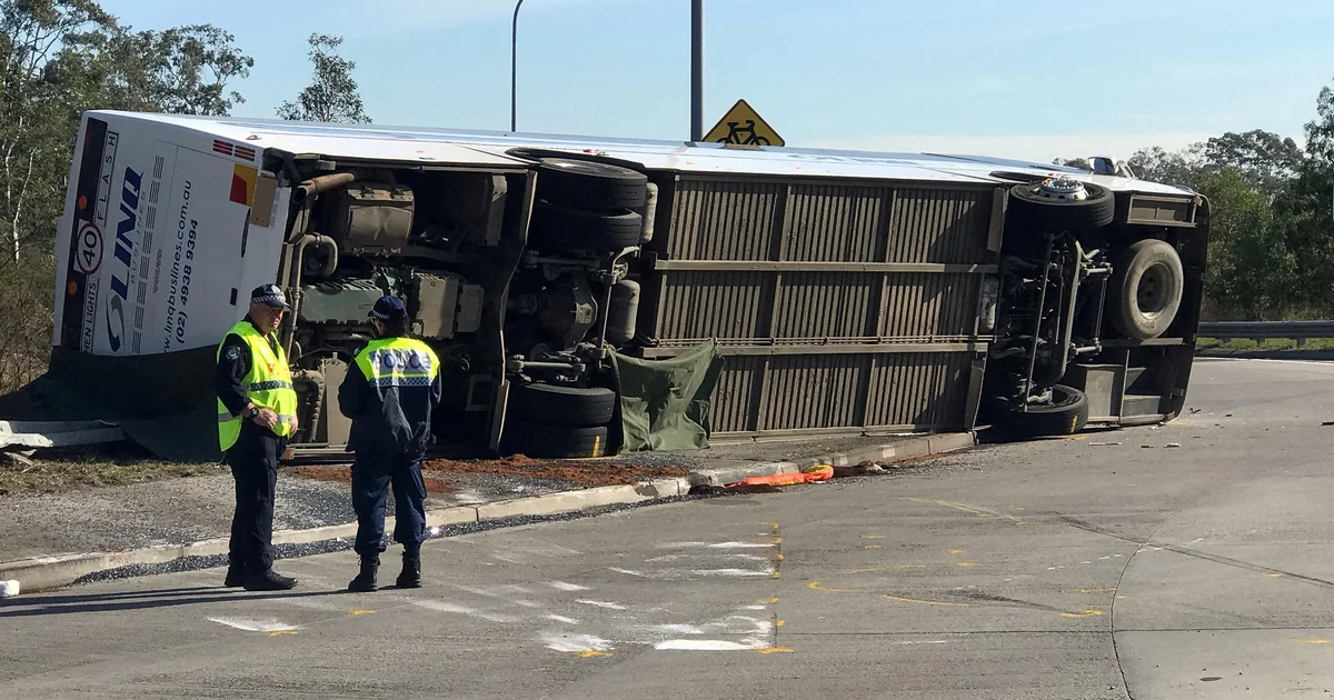 Wedding bus crash in Australia's wine country kills 10 and injures dozens.