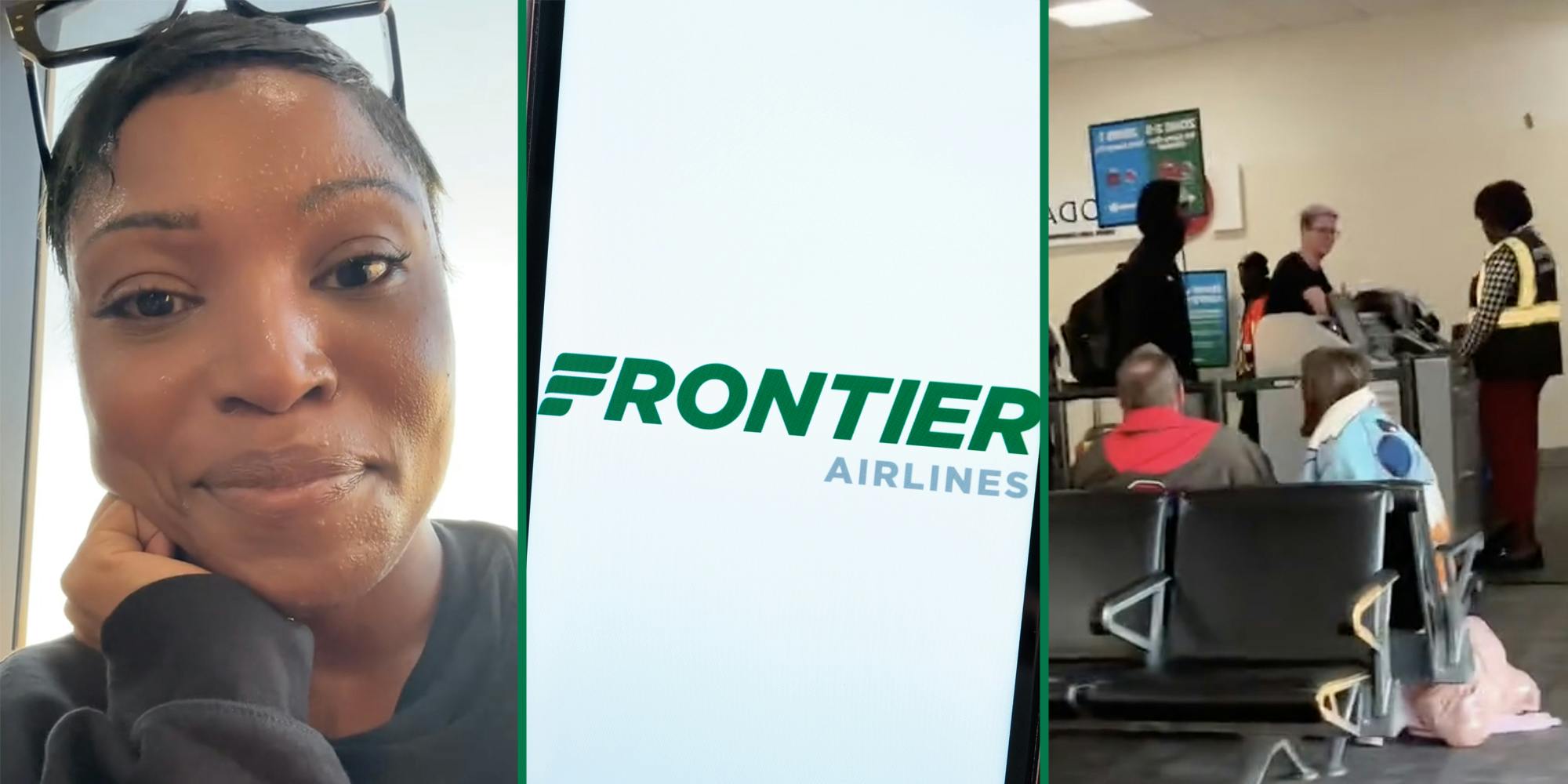 Last-minute terminal change leaves passengers stranded as Frontier Airlines denies entry