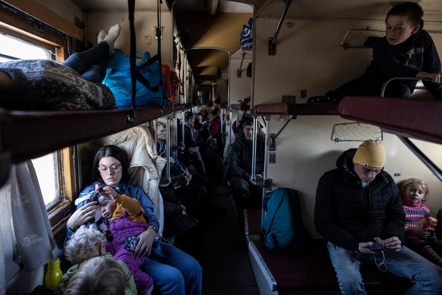 Featured image for Record number of people displaced by conflict, climate disasters, and crises.