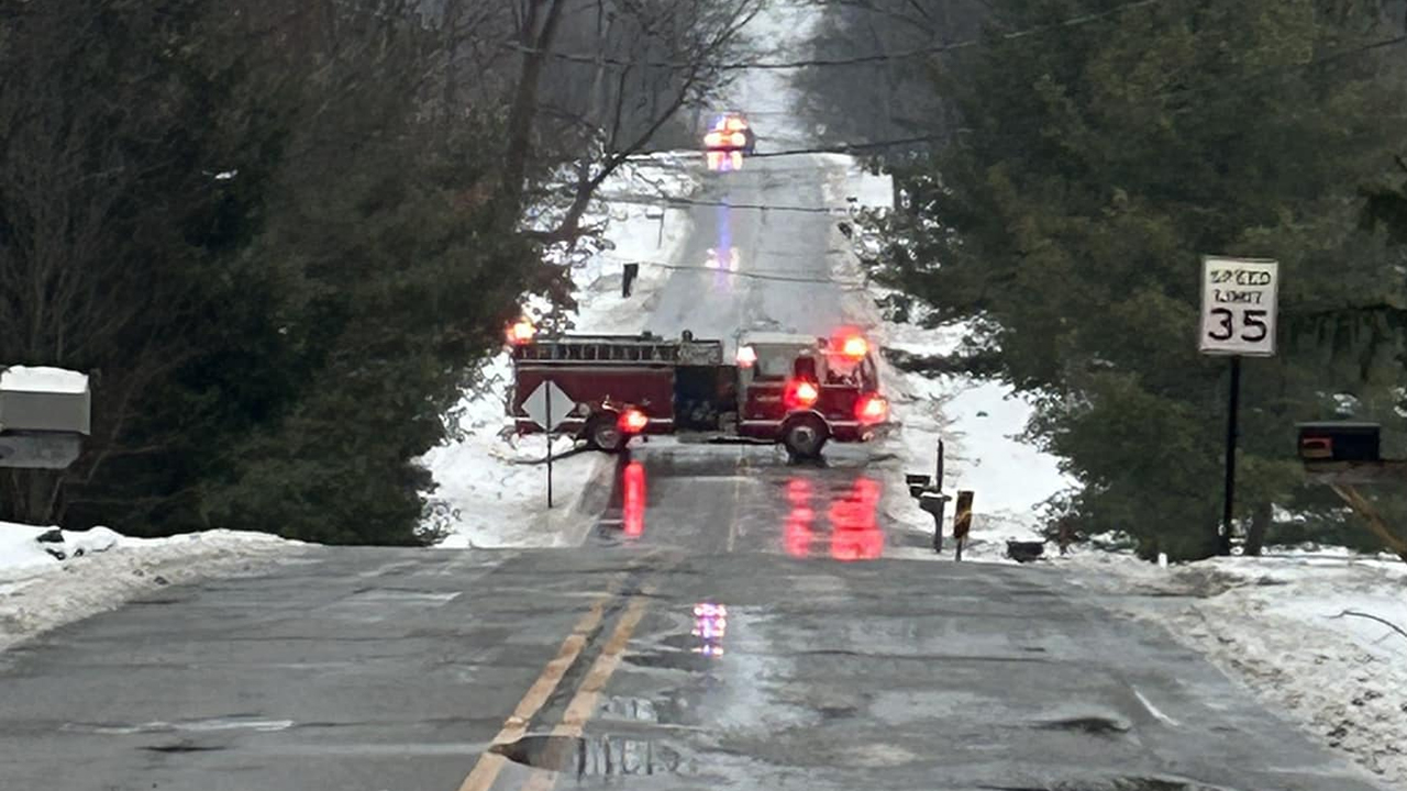Featured image for "Fire Truck Spins Out on Icy Roadway in Viral Video"