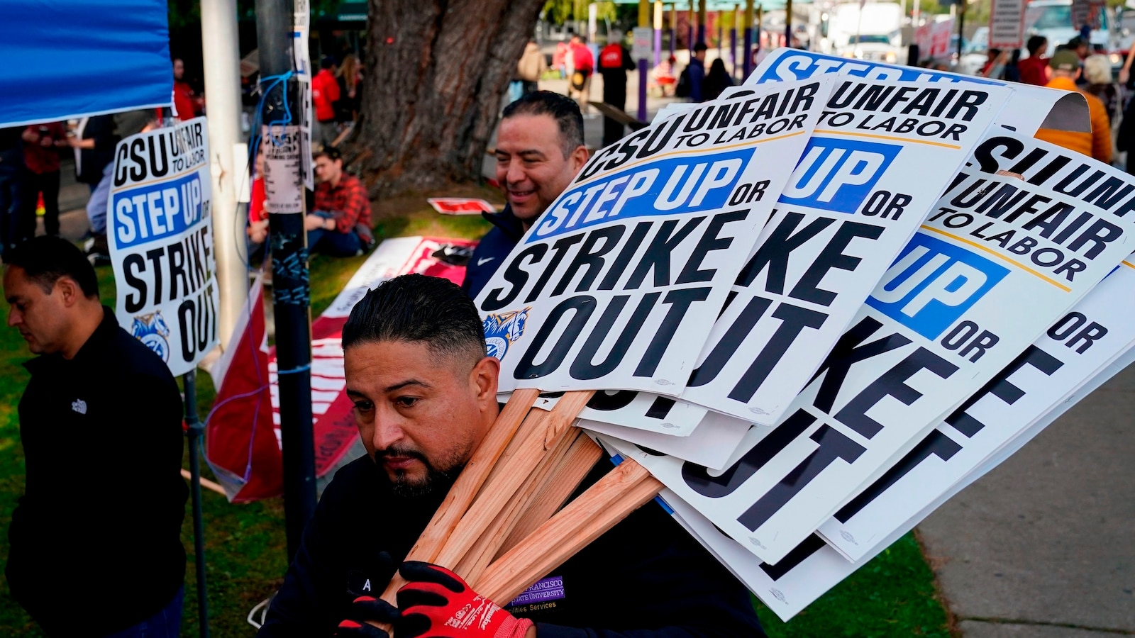 Featured image for "Massive Strike: California State University Faculty and Workers Protest Salary Dispute"