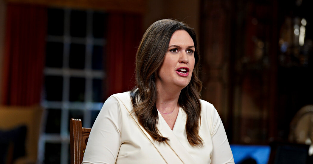 Featured image for Controversy Surrounds $19,000 Lectern for Gov. Sarah Huckabee Sanders