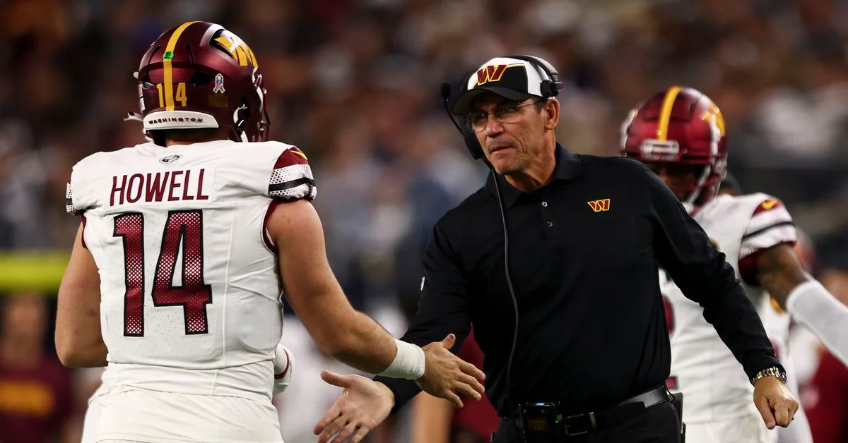 "Sam Howell Named Commanders' Starter QB for Season Finale Against Cowboys"