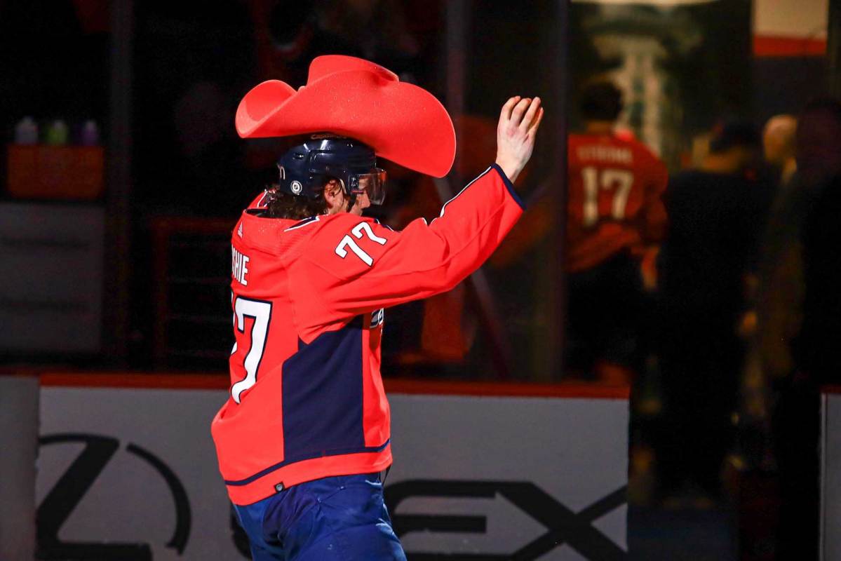 Featured image for "Oshie's Hat Trick Leads Capitals to Victory Over Blues"