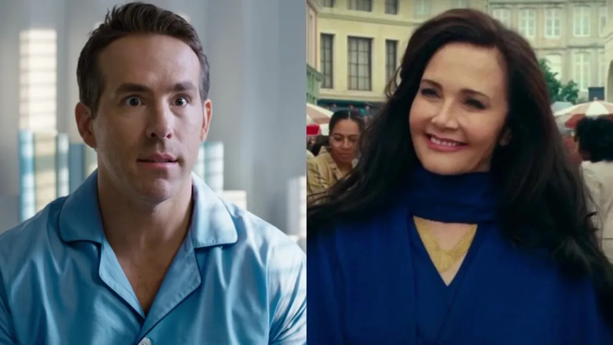 Featured image for Lynda Carter's A+ Trolling of Ryan Reynolds Rivals Hugh Jackman's.