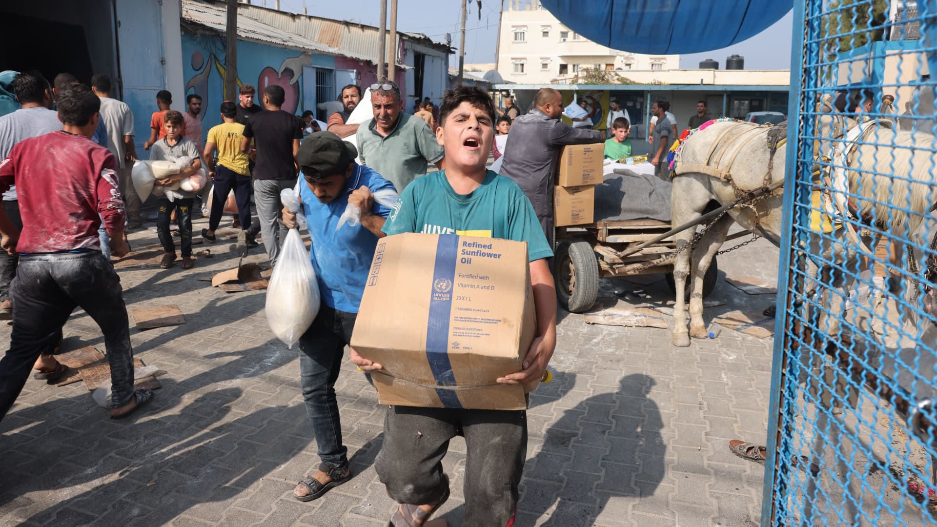 Israel-Hamas Conflict Escalates: UN Warehouses Breached, Airstrikes Intensify, Civil Order Deteriorates