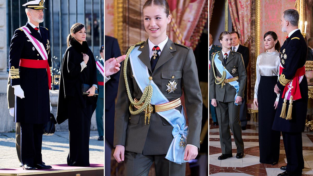 Featured image for "Princess Leonor Shines in First Military Ceremony Appearance Alongside Spanish Royals"