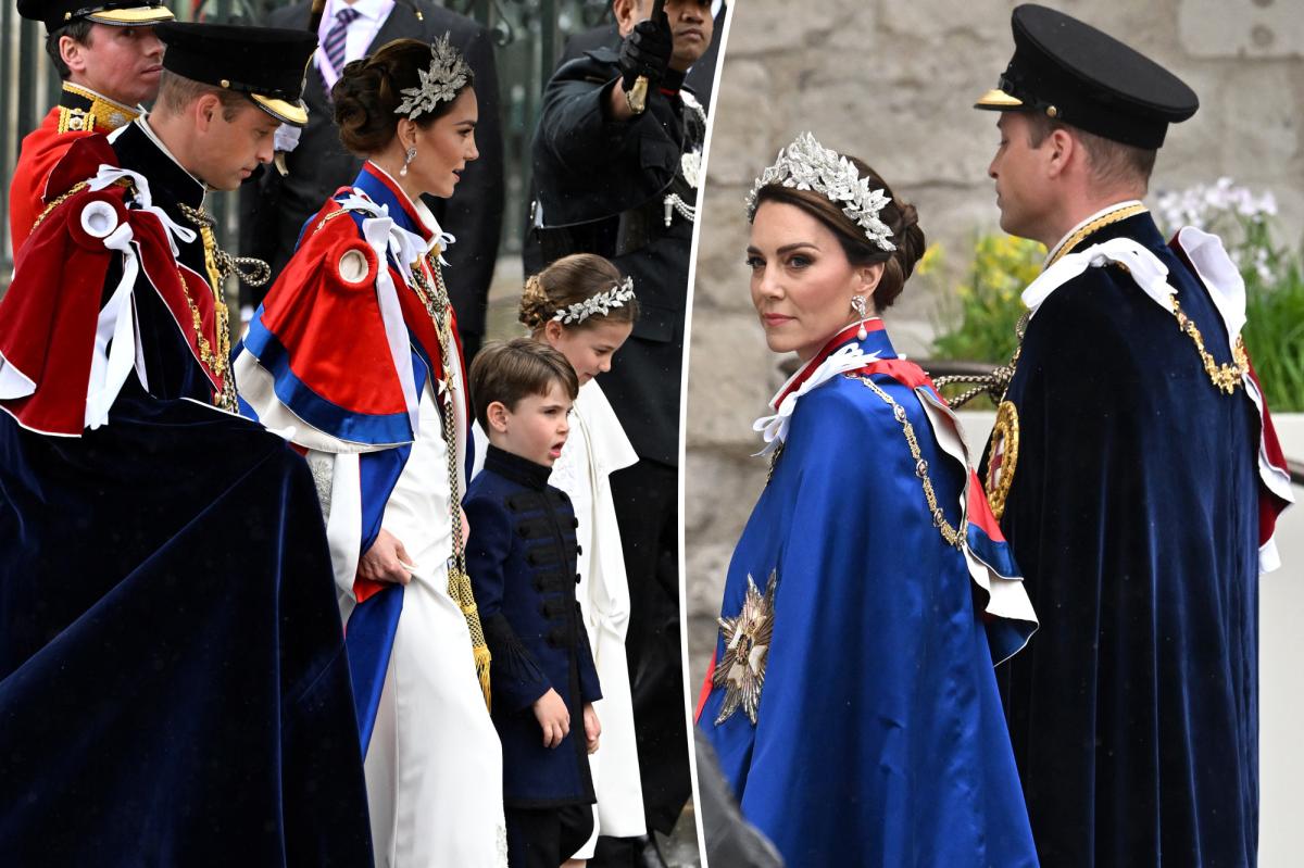 The Royal Family's Coronation Arrival with Kids