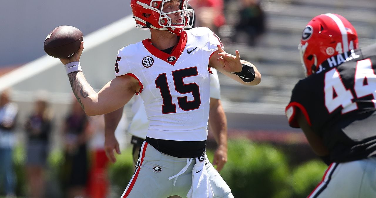 Featured image for "Spring Game Showdown: Beck's Final Touchdown and Instant Takeaways from Georgia's G-Day"
