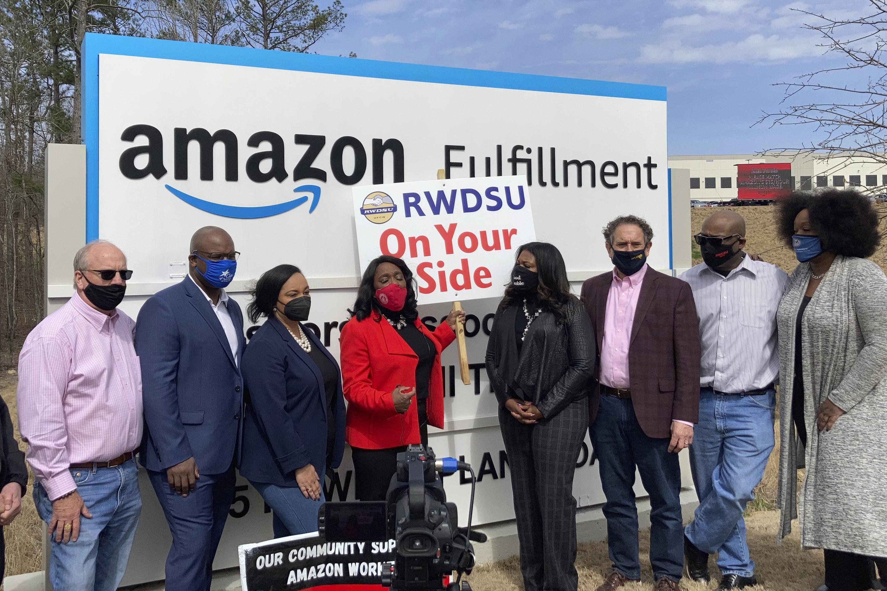 Featured image for Amazon Fires Union Organizer Who Testified Before Senate Committee